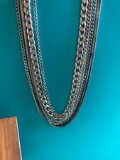 Gros Collier Argenté 6