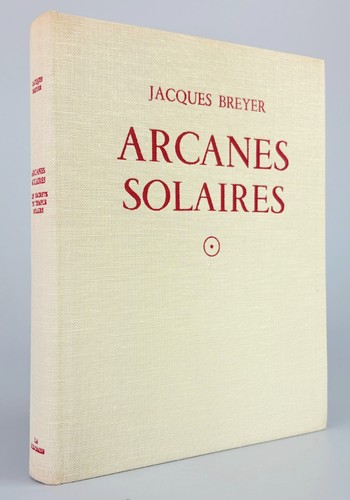 Jacques breyer arcanes - breyer, •