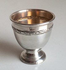 Coquetier argent massif Orfèvres Olier et Caron Paris