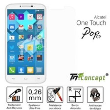 Alcatel Pop C9 - Vitre de Protection Crystal - TM Concept®