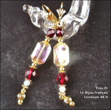 Boucles d'Oreille Cristal de