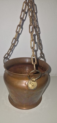 Cache pot suspendu ancien - suspendu,