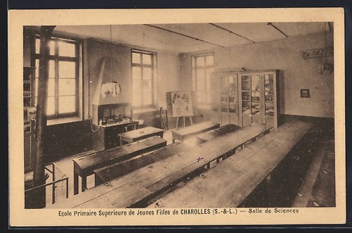 Cpa charolles salle de - cpa,