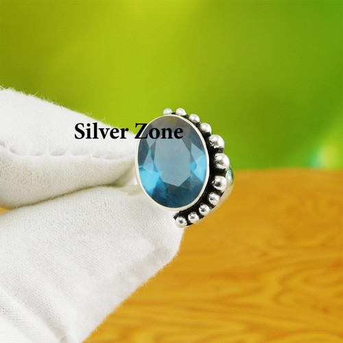 Bague topaze bleue londres - bague, de