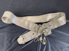 CEINTURE SUD ALGERIEN BERBERE MAGHREB MÉTAL ARGENTÉ .