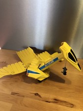vintage  dinotoys sky krane oiseau-grue joustra ceji année 1981 Incomplet