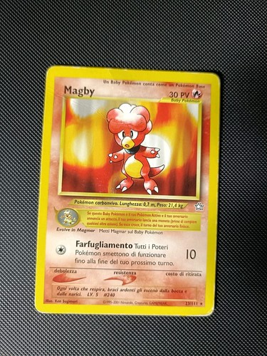 Pokémon magby 111 néo - magby, 23/111