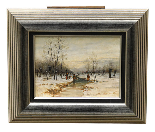 Tableau hiver paysage fig - tableau,