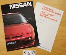 NISSAN GAMME SUISSE 1989