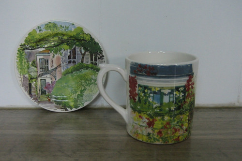 Mug tasse soucoupe faience - tasse, &