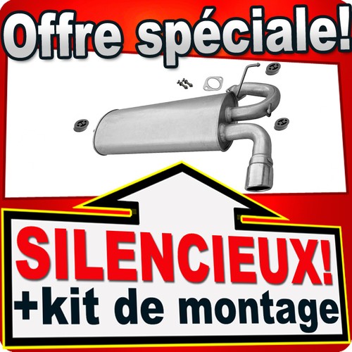 Silencieux arriere pour opel - silencieux,