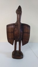 Statuette Oiseau Calao En Bois