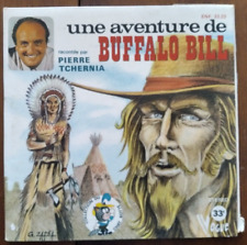 Livre-Disque 33 T : UNE AVENTURE DE BUFFALO BILL racontée par Pierre Tchernia