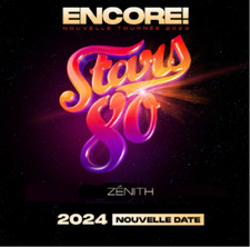 Deux places STARS80 Zenith Nancy 22/11/24