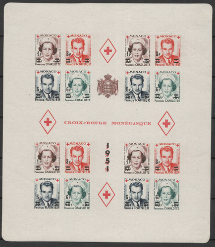 Timbres monaco année 1951 - timbres,