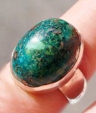 11,36g Bague Turquoise d'Iran