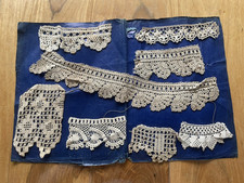 Anciens échantillons de crochet d'art sur papier  ( L100)