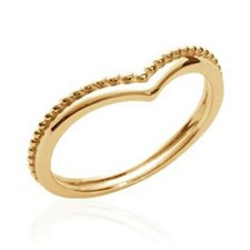 Bague Femme Plaqué Or 18 carats - Neuve - Taille 50 Disponible