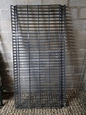 LOT de 6 Grillages Clôture Rigide, Gris Anthracite H.1 x L.2 m, maille 200x55 mm