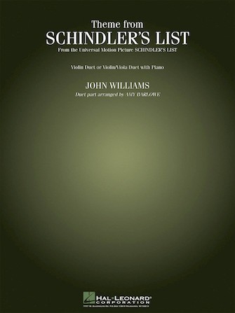 Theme from schindler list - schindler's,