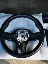 BMW F90 M5 M8 Volant M Sport Chauffé Cuir Noir Palettes 