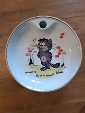 ancienne assiette à bouillie porcelaine limoges