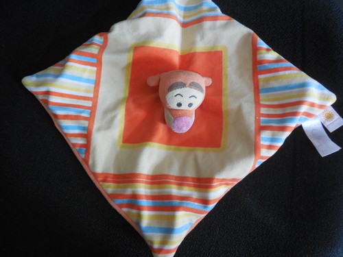 Doudou plat tigrou orange - plat,