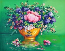 RAGARU Alain : vase doré