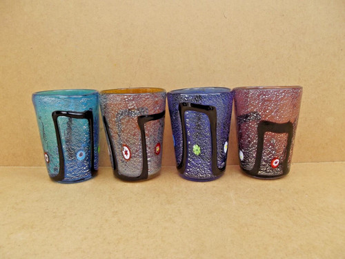 Verres gobelets murano - verres,