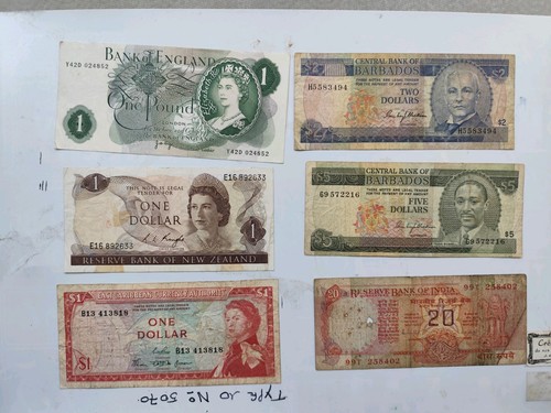 Lot billets du monde - 6,