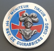 Brevet MONITEUR TIREUR  11° Cuir Régiment Cuirassiers insigne Badge ORIGINAL