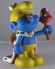 Puffo Re Plastoy RARE Grande