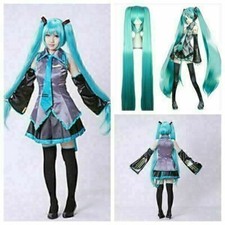 Vocaloid Hatsune Miku Jeu Vidéo Cosplay Costumes Chemisier Jupe Cravate Ceinture