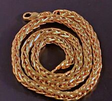 Sublime collier plaqué or 18carats maille palmier joaillerie idée cadeau Noel