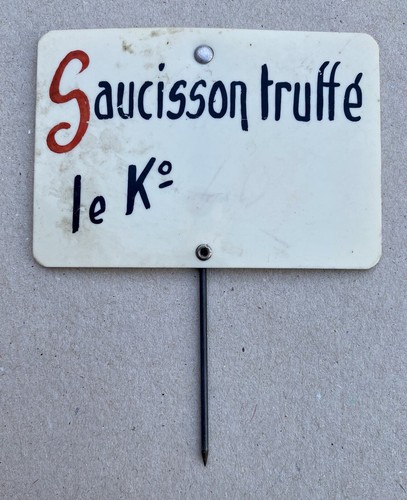 Saucisson truffé étiquette - saucisson,