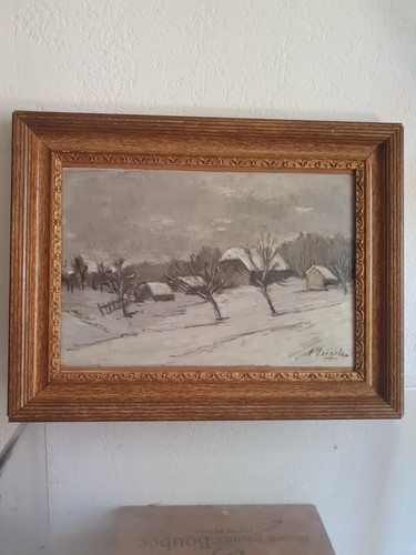 Tableau peinture huile toile - tableau,