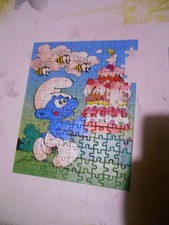 vintage puzzle SCHTROUMPFS peyo  réf: 62358211