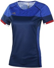 Nouveau maillot de course ADIDAS Climachill pour femmes sport entraînement gy...