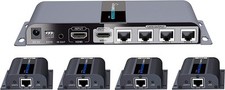 PREMIUMCORD Répartiteur + Extender HDMI 1-4  Via CAT6 / 6a / 7 Full HD 3D