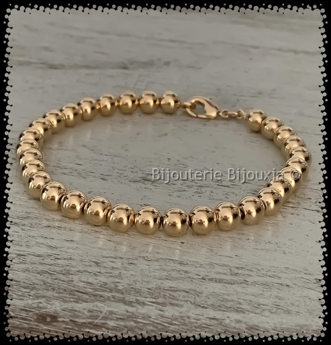 Bracelet moderne maille - maille, boule