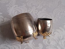 2 Gobelets anciens en métal