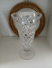 Petit Vase En Cristal 21 cm Pour Bouquet Fleurs Fleuriste Cérémonie Mariage