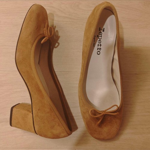 Repetto suede chunky heel - repetto,