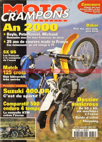 Moto crampons 178 suzuki - suzuki, dr