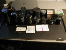 Reflex Objectif Lot De 8 Zoom Sakar Kiron Vivitar Rokinon Rokunar