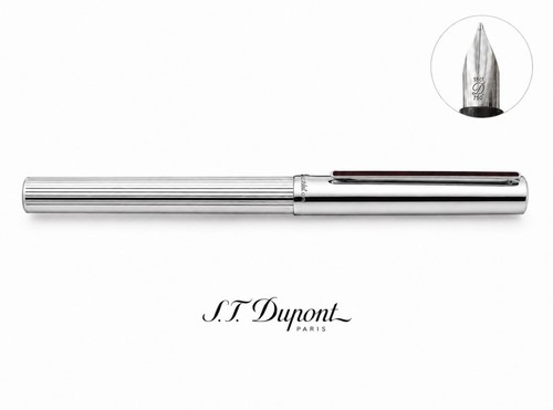 Dupont stylo plume - dupont, argent