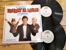 THIERRY LE LURON DE DE GAULLE A MITTERAND LP 33T VINYLE EX COVER EX ORIG 1983