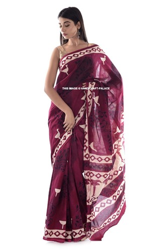 Sari indien coton - sari, en