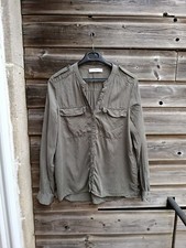 Chemise manches longues kaki