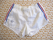 Short KOPA Equipe de France Polyamide Nylon Blanc Vintage 80'S Homme - L